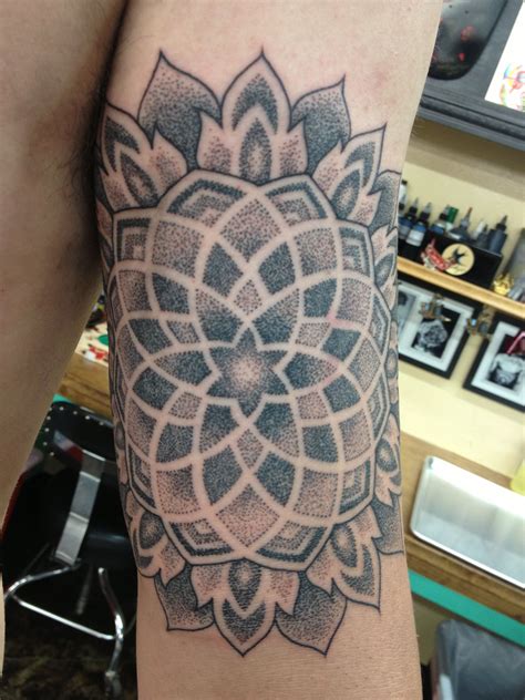 mandala tattoo dotwork